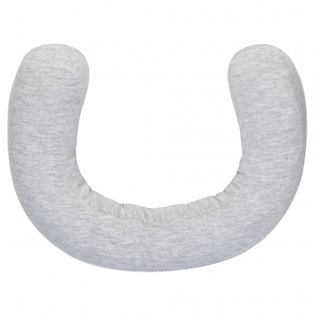 Suport de somn 2 in 1, Anti plagiocefalie si antireflux, Sustine vertebra cervicala, Tesatura respirabila, Cu insertie detasabila, Sweet Dreams, Gri [3]