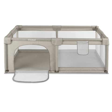 Țarc pliabil copii Kidwell FANKO 120x180 cm Beige, pentru joacă extinsă, mai mult loc, 0–6 ani [2]