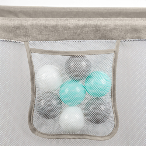 Țarc pliabil copii Kidwell FANKO 120x180 cm Beige, pentru joacă extinsă, mai mult loc, 0–6 ani [7]