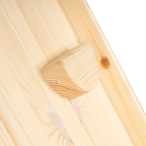 Tobogan și perete de cățărare 2 în 1 din lemn natural – MeowBaby® [2]