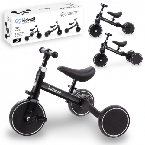 Tricicleta si bicicleta Pico Black 3 in 1, Kidwell [4]