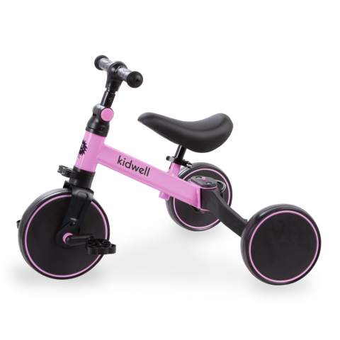 Tricicleta si bicicleta Pico Pink Rose 3 in 1, Kidwell [2]