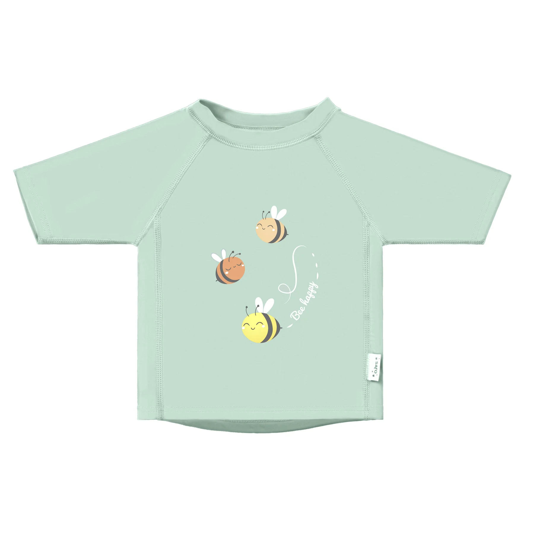 Costum de baie - Tricou cu protectie solara UV UPF 50+, 18-24 luni, Bee Happy