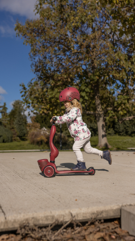 Trotineta copii cu sezut, suport jucarie, transformabila 2in1, HighwayKick 1 Lifestyle Wildcat, 1-5 ani, pana la 50 kg, Scoot & Ride [18]