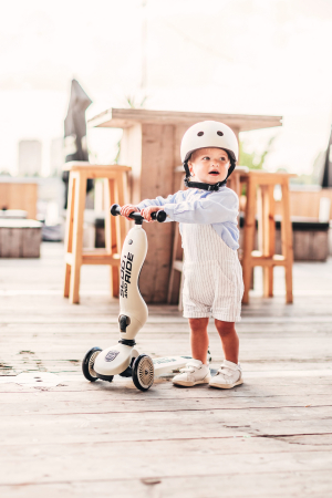 Trotineta copii cu sezut, transformabila 2in1, HighwayKick 1 Ash, 1-5 ani, pana la 50 kg, Scoot & Ride [36]
