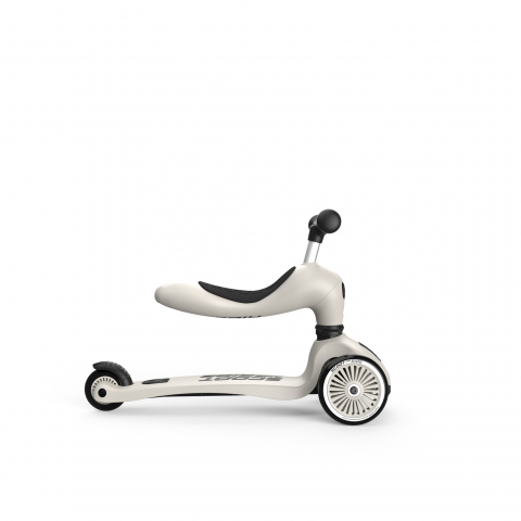 Trotineta copii cu sezut, transformabila 2in1, HighwayKick 1 Ash, 1-5 ani, pana la 50 kg, Scoot & Ride [4]