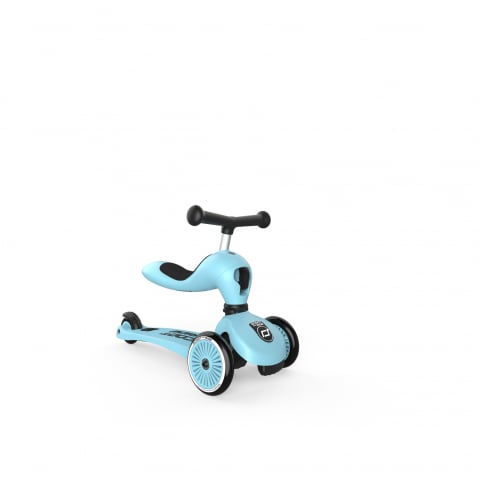 Trotineta copii cu sezut, transformabila 2in1, HighwayKick 1 Blueberry, 1-5 ani, pana la 50 kg, Scoot & Ride [3]