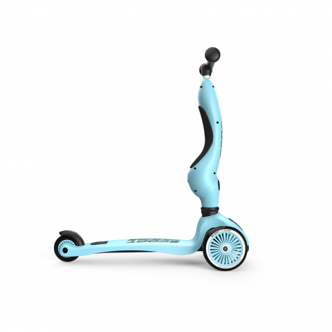 Trotineta copii cu sezut, transformabila 2in1, HighwayKick 1 Blueberry, 1-5 ani, pana la 50 kg, Scoot & Ride [6]