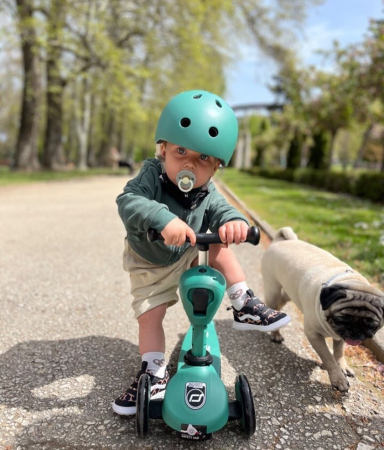 Trotineta copii cu sezut, transformabila 2in1, HighwayKick 1 Forest, 1-5 ani, pana la 50 kg, Scoot & Ride [7]