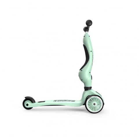 Trotineta copii cu sezut, transformabila 2in1, HighwayKick 1 Kiwi, 1-5 ani, pana la 50 kg, Scoot & Ride [7]