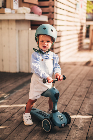 Trotineta copii cu sezut, transformabila 2in1, HighwayKick 1 Steel, 1-5 ani, pana la 50 kg, Scoot & Ride [29]