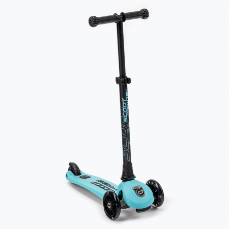 SCOOT AND RIDE - Trotineta HighwayKick 3 Pliabila, 3-6 ani, Blueberry, roti luminoase [5]