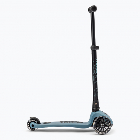 SCOOT AND RIDE - Trotineta HighwayKick 3 Pliabila, 3-6 ani, Steel, roti luminoase [12]