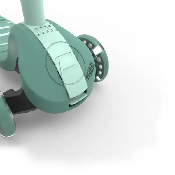 Trotineta copii pliabila, reglabila, roti luminoase, Highwaykick 3S Led Forest, 3+ ani, pana la 50 kg, Scoot & Ride [8]