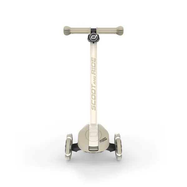 Trotineta copii pliabila, reglabila, roti luminoase, Highwaykick 3S Led Ash, 3+ ani, pana la 50 kg, Scoot & Ride [2]