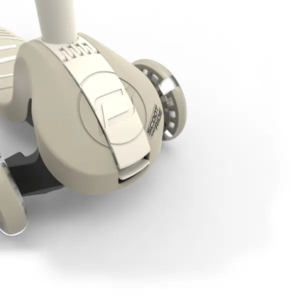 Trotineta copii pliabila, reglabila, roti luminoase, Highwaykick 3S Led Ash, 3+ ani, pana la 50 kg, Scoot & Ride [5]