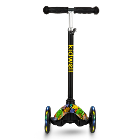 Trotineta copii, reglabila, roti luminoase, Uno Orbitail, 3+ ani, pana la 25 kg, Kidwell [3]