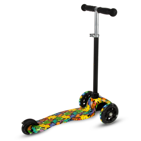 Trotineta copii, reglabila, roti luminoase, Uno Orbitail, 3+ ani, pana la 25 kg, Kidwell [2]