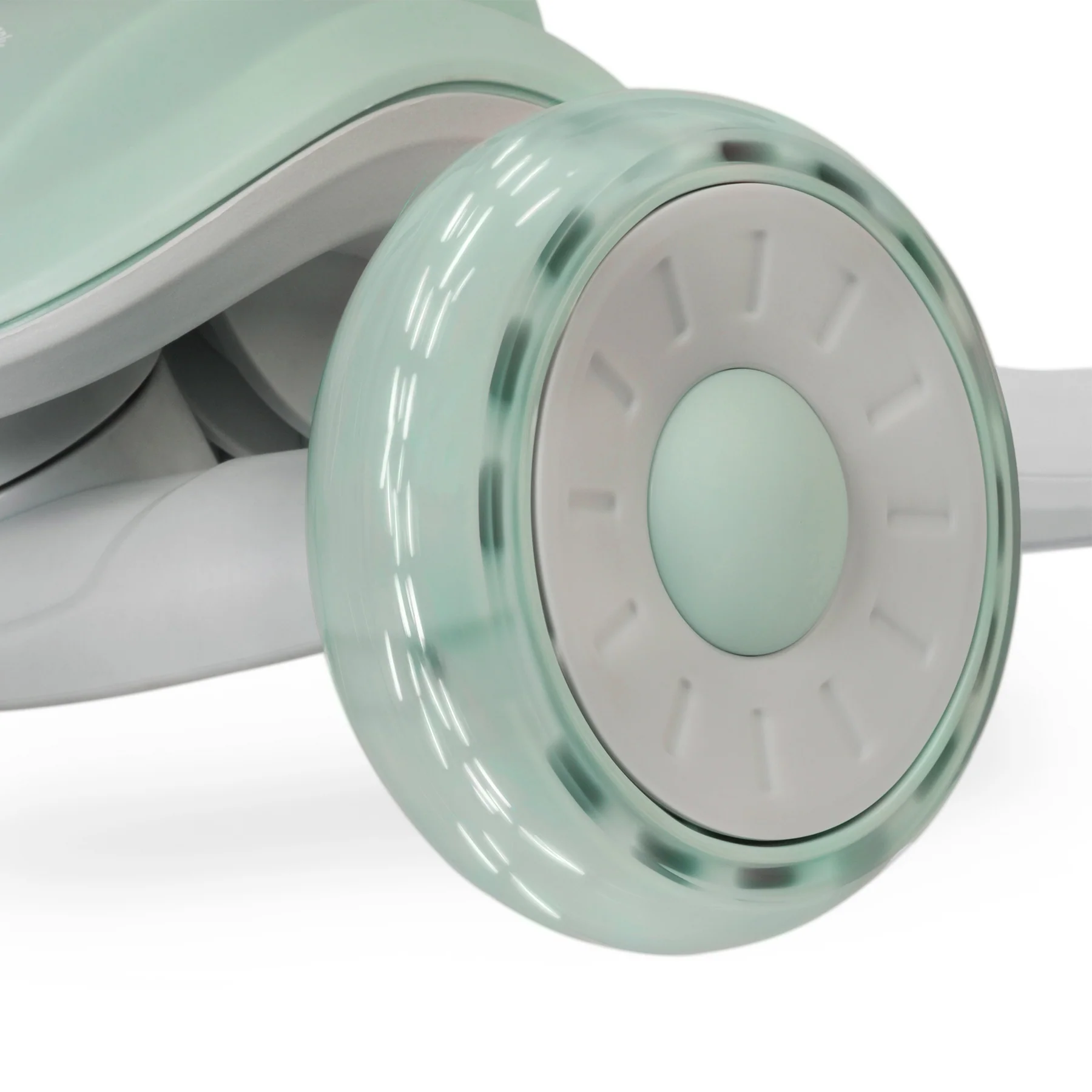 Trotinetă evolutivă 2 în 1 Saro “Cool Rider” Mint, 12 luni+, pliabilă, cu scăunel, Bluetooth + difuzor, roți LED, frână spate, max. 50 kg [7]