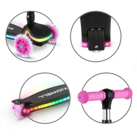 Trotinetă LUMO Pink Balance – Aventură colorată și distracție în siguranță! [8]