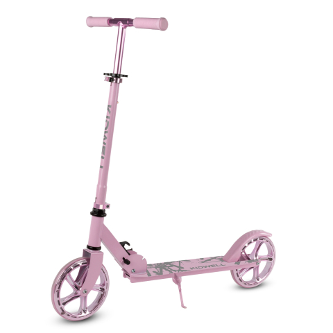 Trotinetă pliabilă Kidwell BLAST Light Pink, roți mari 200 mm, rulmenți ABEC-7, ultra ușoară 3.8 kg, 100 kg, 8+ ani [2]