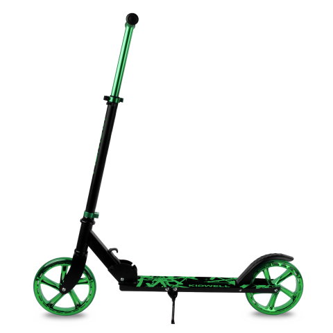 Trotinetă pliabilă Kidwell BLAST Light Green, roți mari 200 mm, rulmenți ABEC-7, ultra ușoară 3.8 kg, 100 kg, 8+ ani [3]