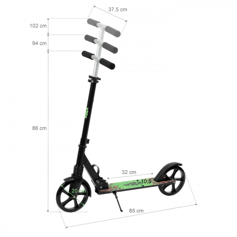 Trotineta pliabila, WXM, DRIFF Game, Roți 200mm | ABEC-7 | până la 100 kg, 4 ani + [9]