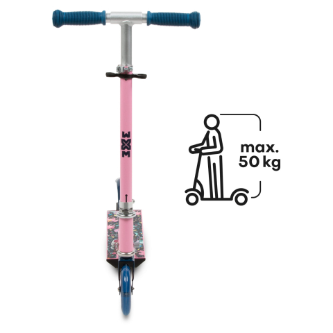Trotineta pliabila, WXM, SKIPO Unicorn, aluminiu, roti LED 120mm, pana la 50 kg, multicolor [8]