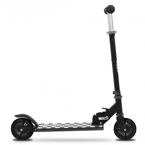 Trotineta pliabila, WXM, SKIPO Chess, aluminiu, roti LED 120mm, pana la 50 kg, white black [2]