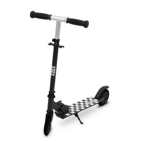 Trotineta pliabila, WXM, SKIPO Chess, aluminiu, roti LED 120mm, pana la 50 kg, white black [1]