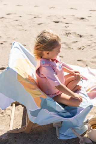 Vestă de Înot pentru Copii, Protecție UV UPF 50+, Seahorse by Saro, M 3-6 ani [9]