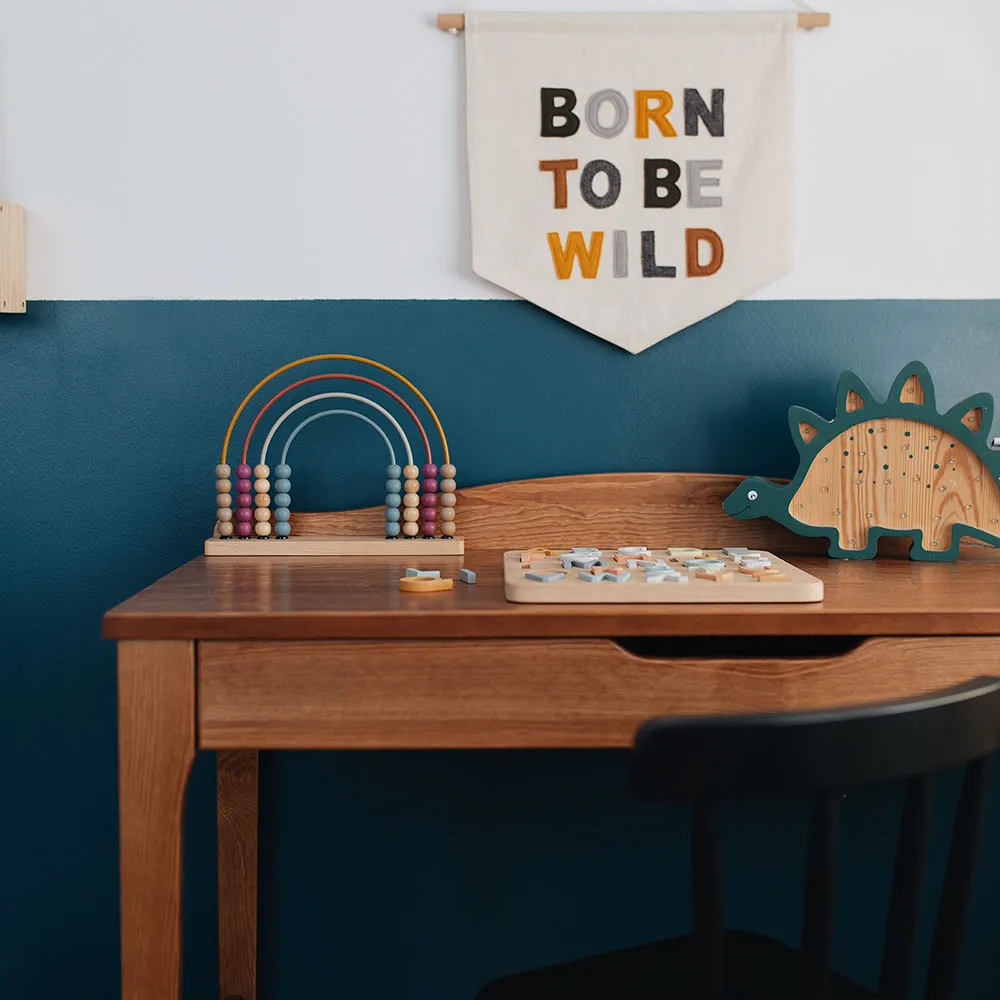 OEM-Birou pentru prescolari, cu sertar, stil retro, Noble Vintage [6]