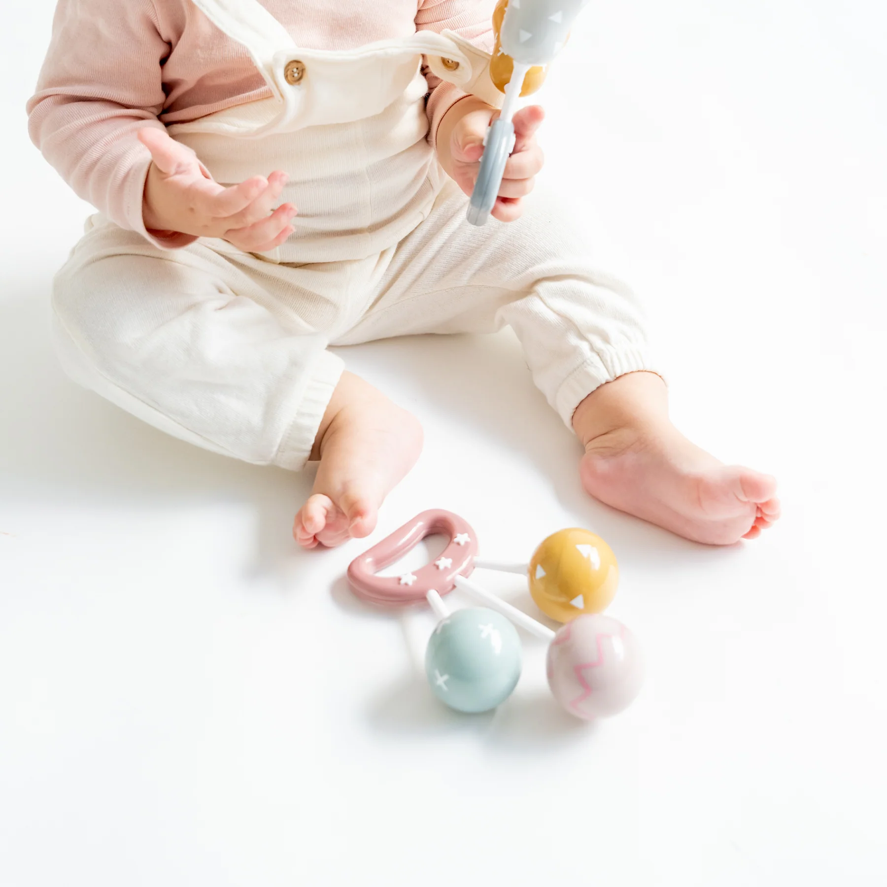 Primul meu zornaitor vintage cu clopotei Pink [1]