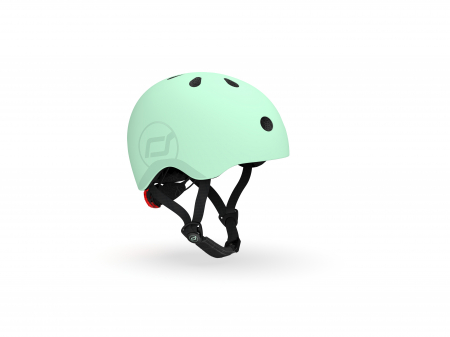 Casti protectie sport - Casca de protectie pentru copii, sistem de reglare magnetic cu led, S-M, 51-55 cm, 3 ani+, Kiwi, Scoot & Ride