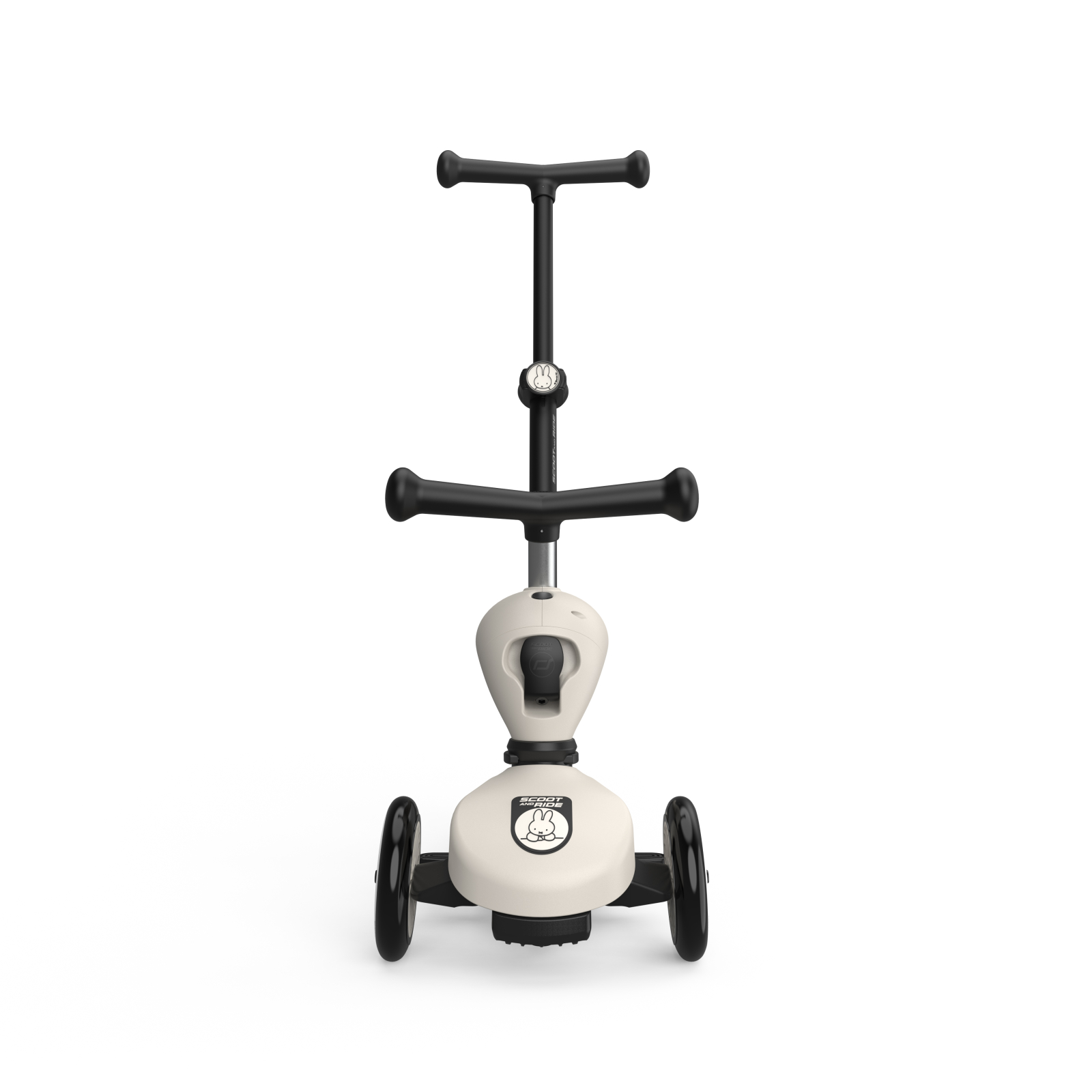 Trotinetă copii 3in1 premium Scoot & Ride HighwayKick 1 Push and Go Miffy, cu șezut și mâner pentru părinte, sistem anti-răsturnare, 1-5 ani (max. 50 kg) [3]