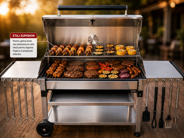 Barbeque inox, grătar inox, grill inox [3]