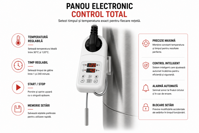 Magic Kukta E50 autoclavă electrică pentru conserve carne 50 litri [5]