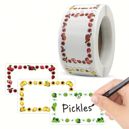 Etichete autocalante pentru borcane - 250 buc [2]