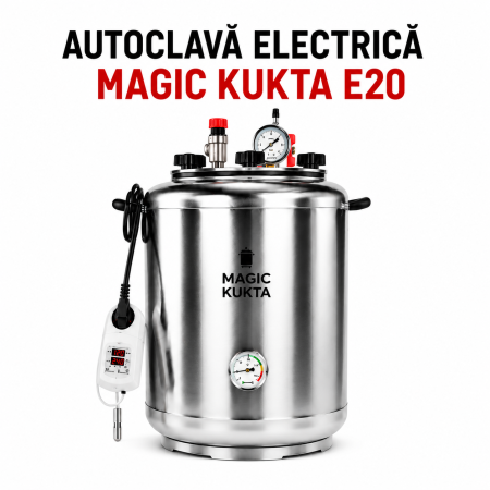Autoclave Magic Kukta - Magic Kukta E20 autoclavă electrică pentru conserve carne 20 litri
