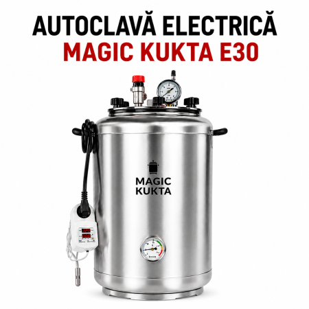 Autoclave Magic Kukta - Magic Kukta E30 autoclavă electrică pentru conserve carne 30 litri