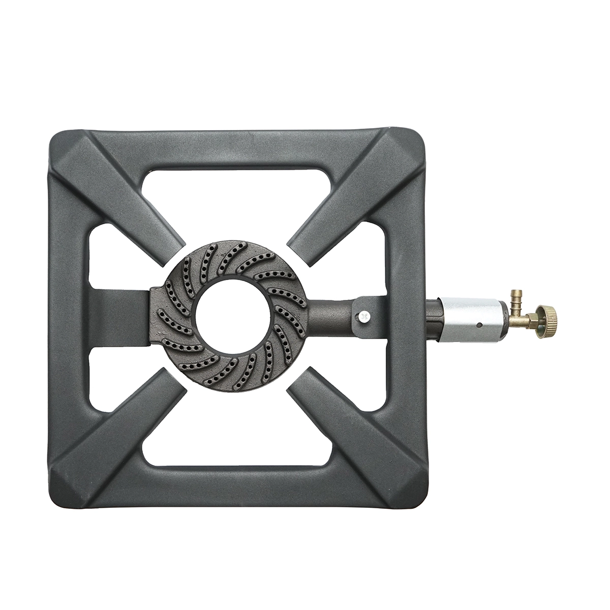 Pirostrie, arzator pe gaz patrat cu 4 picioare 400x400x150mm [3]