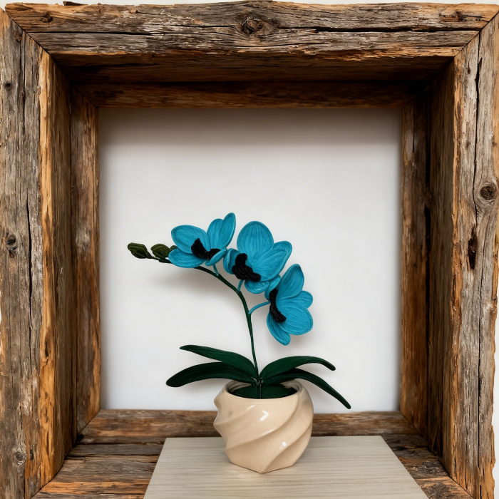 Orhidee crosetata model blue [2]