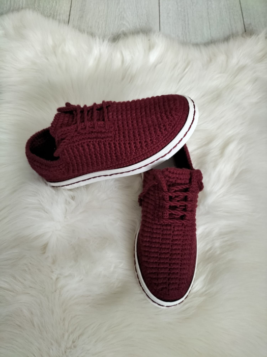 Pantofi cu siret crosetati [2]