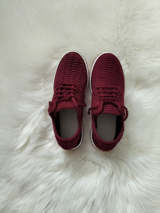 Pantofi cu siret crosetati [4]