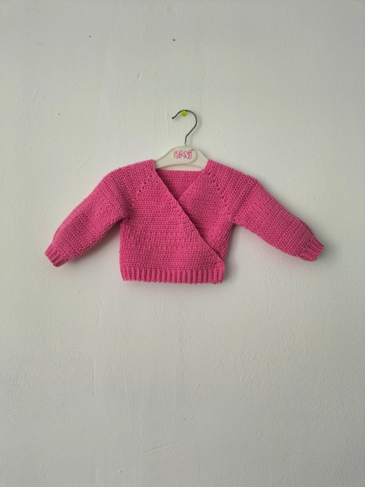 Set crosetat pentru copii bluza-rochie [2]