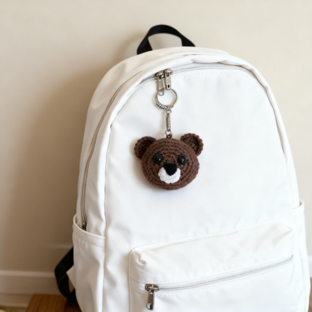 Brelocuri - Breloc crosetat ursulet