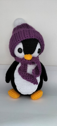 Jucarii crosetate - Pinguin crosetat manual