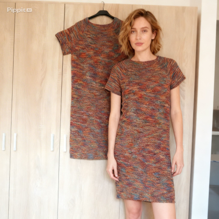 Imbracaminte dama - Rochie tricotata manual