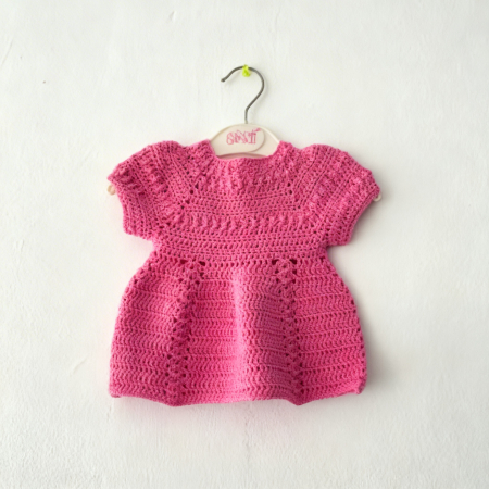 Cadouri personalizate - Set crosetat pentru copii bluza-rochie