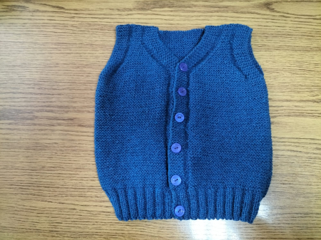 Imbracaminte copii - Vesta tricotata copil